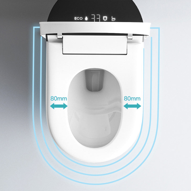 Modern Flush Toilet Floor Mounted Siphon Jet All-In-One Toilet Bowl