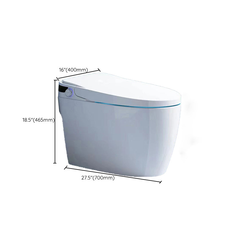 Modern Flush Toilet Floor Mounted Siphon Jet All-In-One Toilet Bowl