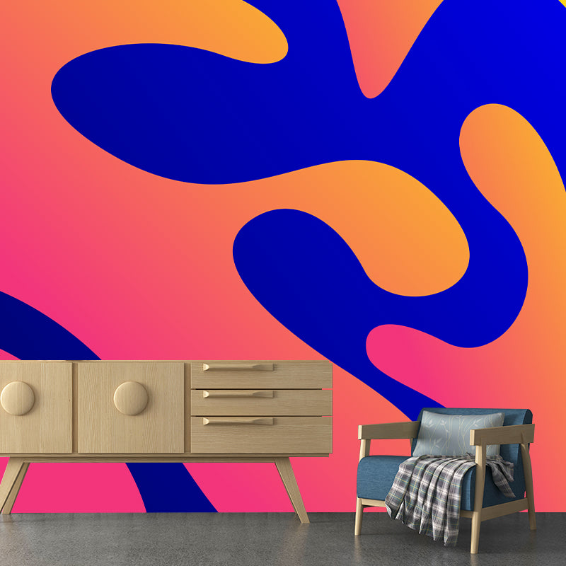 Background Pattern Mildew Resistant Mural Abstract Illustration Sitting Room Wall Mural