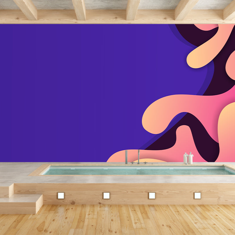 Background Pattern Mildew Resistant Mural Abstract Illustration Sitting Room Wall Mural