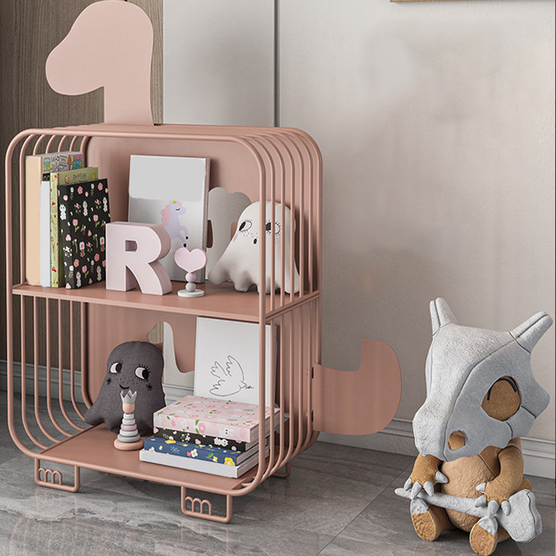 Scandinavian Open Back Bookshelf Freestanding Metal Book Shelf