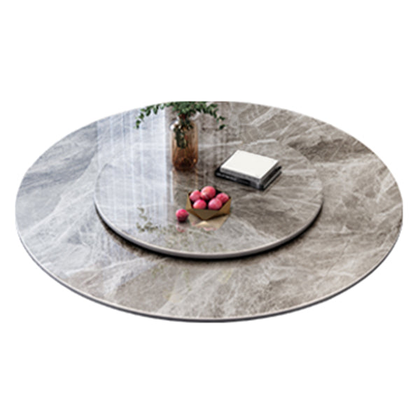 Sintered Stone Dining Table Round Pedestal Dinner Table for Dining Room