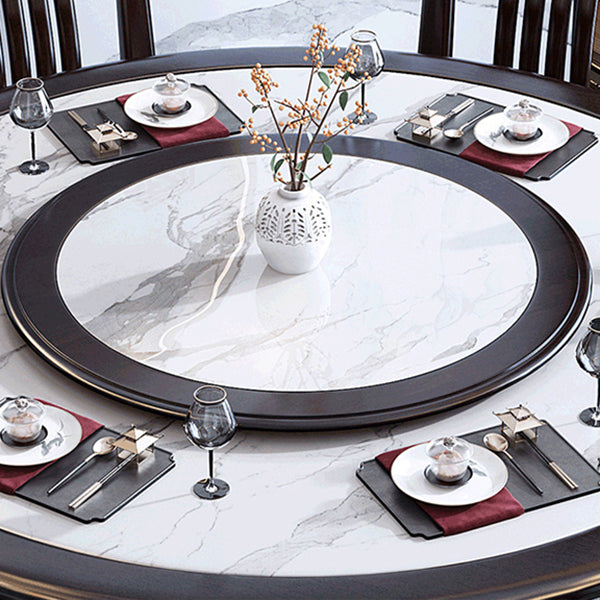 Rubberwood Frame Dinette Table Traditional Round Indoor Dining Table