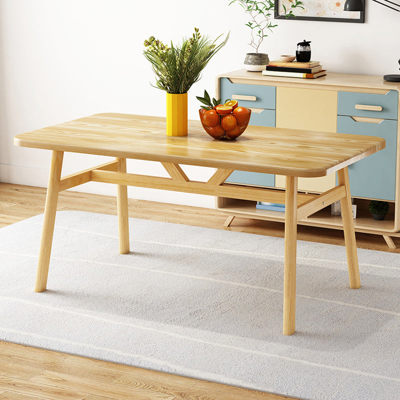 Modern Dining Table Rectangle Wooden Dinner Table for Dining Room
