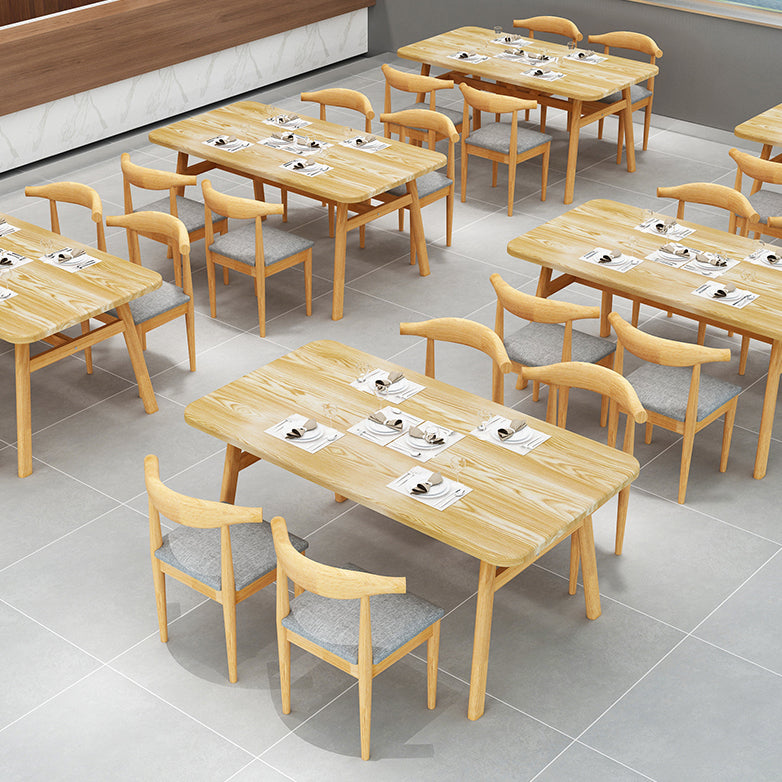 Modern Dining Table Rectangle Wooden Dinner Table for Dining Room