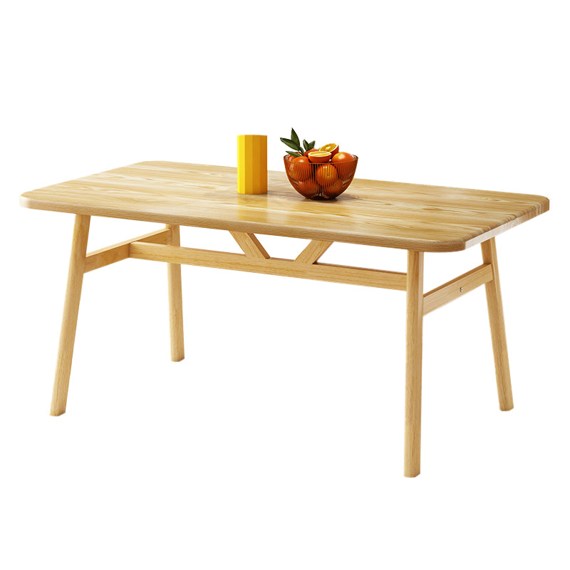Modern Dining Table Rectangle Wooden Dinner Table for Dining Room