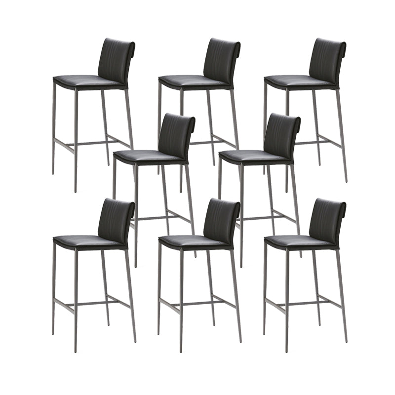 Modern Style Metal Bar Stool Footrest Counter Stool for Restaurant