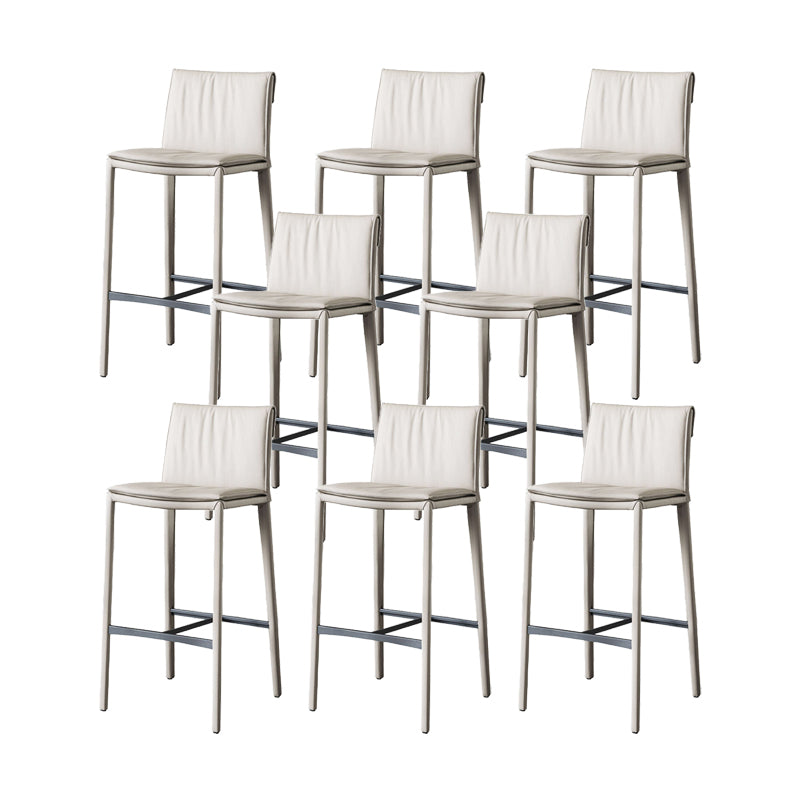 Modern Style Metal Bar Stool Footrest Counter Stool for Restaurant