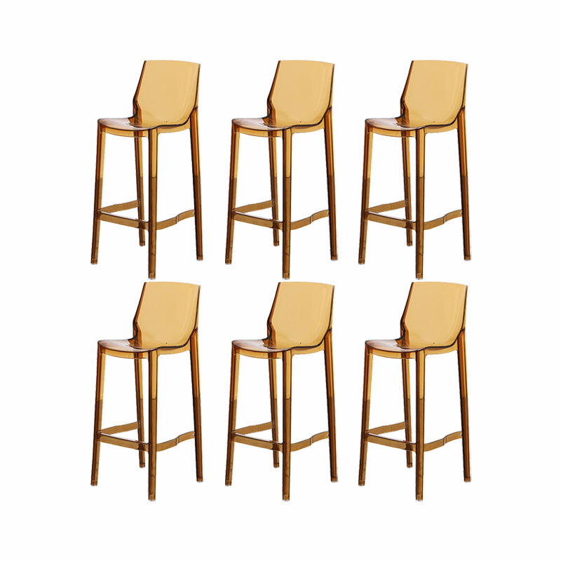 Contemporary Style Plastic Bar Stool Footrest Counter Stool for Bristol