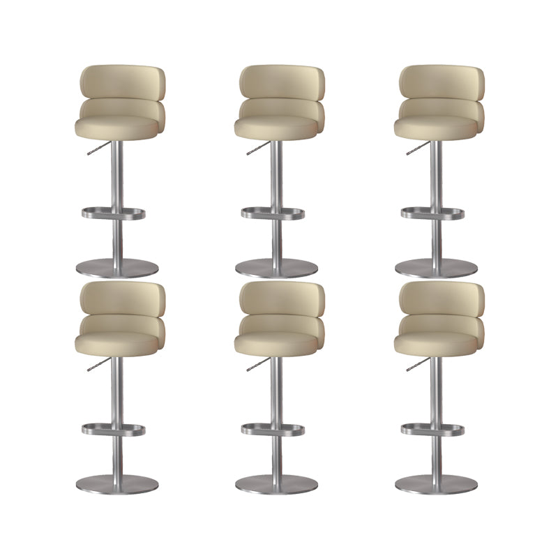 Gold Legs Glam Bar Stools Living Room Upholstered Counter Chair