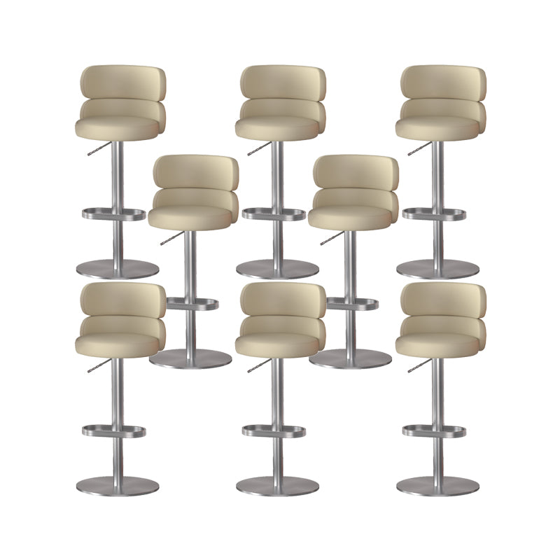 Gold Legs Glam Bar Stools Living Room Upholstered Counter Chair