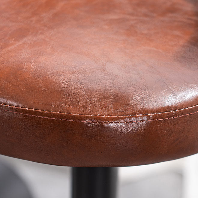 Contemporary Style Metal Bar Stool Footrest Counter Stool for Living Room