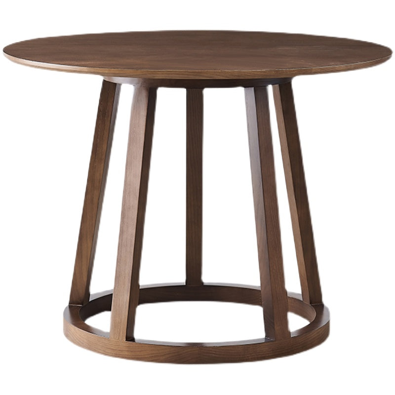 1/5 Pcs Dining Room Set Modern Style Solid Wood Dining Set with Round Table