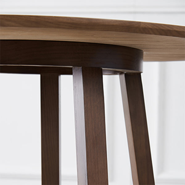 1/5 Pcs Dining Room Set Modern Style Solid Wood Dining Set with Round Table