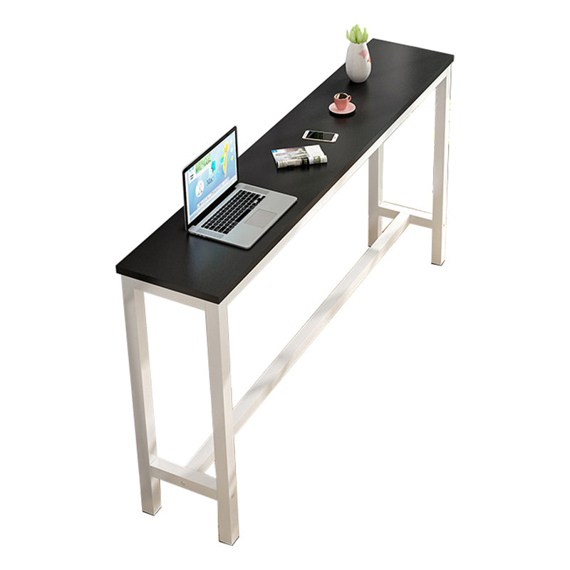 Industrial Trestle Bar Stool Table Metal and Wood Bar Wine Table