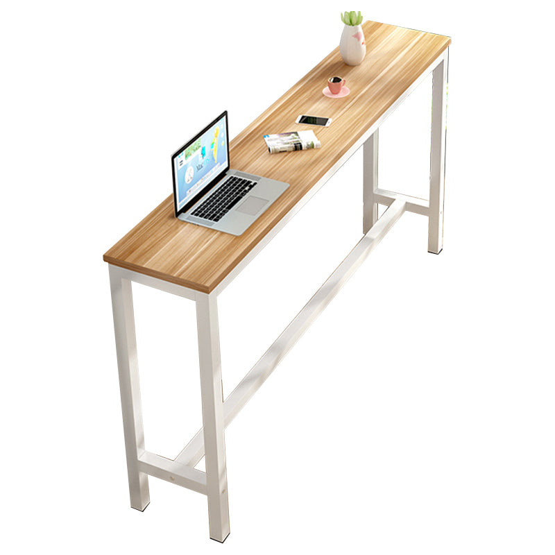 Industrial Trestle Bar Stool Table Metal and Wood Bar Wine Table