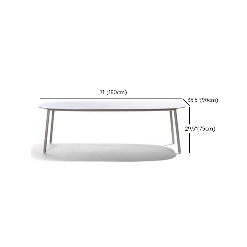 Stone and Metal Patio Dining Sets Boho 1/7 Pieces Dining Table Set