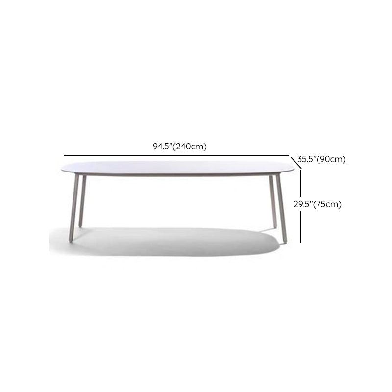 Stone and Metal Patio Dining Sets Boho 1/7 Pieces Dining Table Set