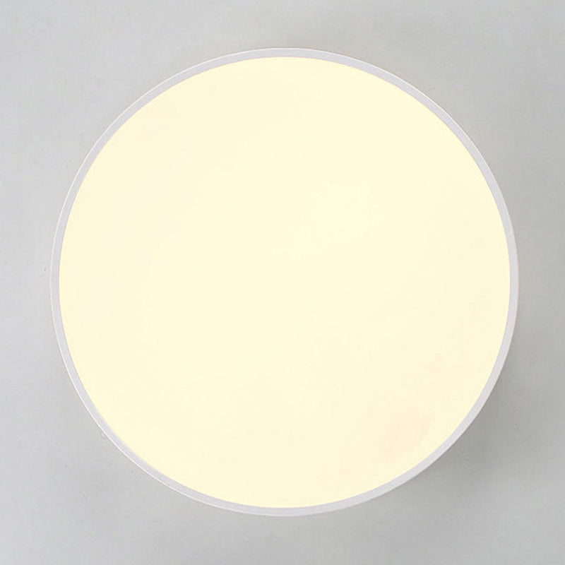 Modern Ceiling Lamp Wooden LED Ceiling Mount Light with Acrylic Shade for Bedroom