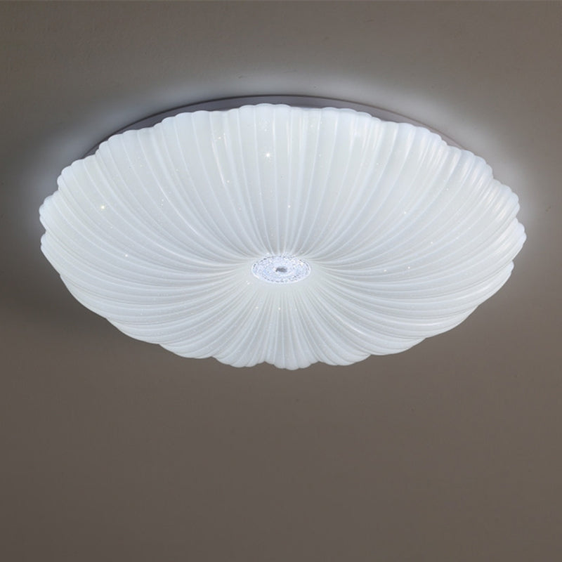 Round LED Ceiling Light Modern Ceiling Mount Light with Acrylic Shade for Kid's Room
