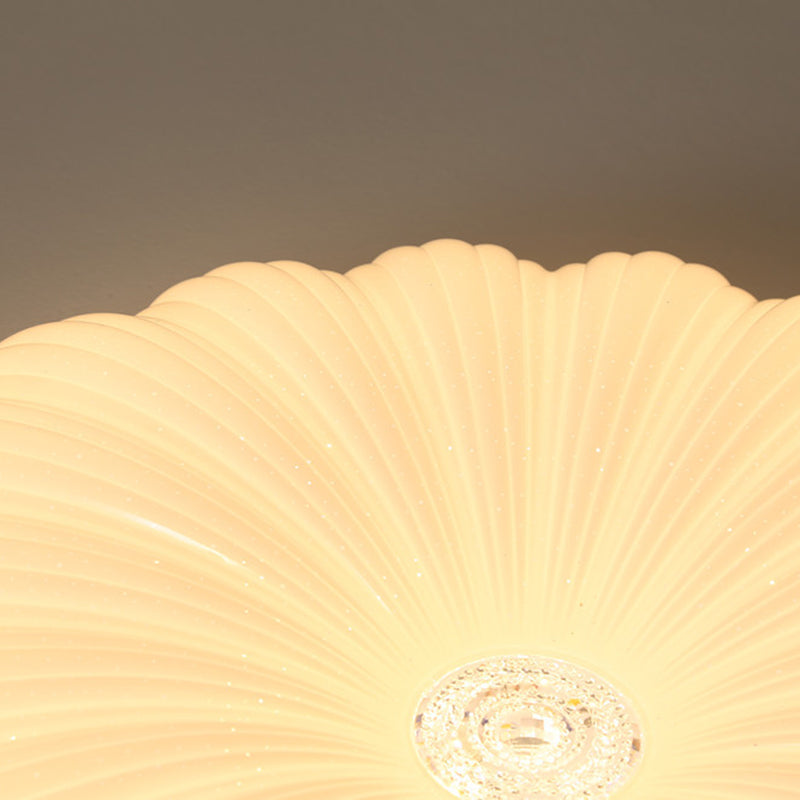 Round LED Ceiling Light Modern Ceiling Mount Light with Acrylic Shade for Kid's Room