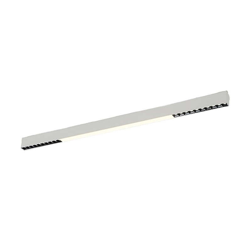 Modern Metal LED Flush Mount Linear Shape Ceiling Light with Acrylic Shade for Passage