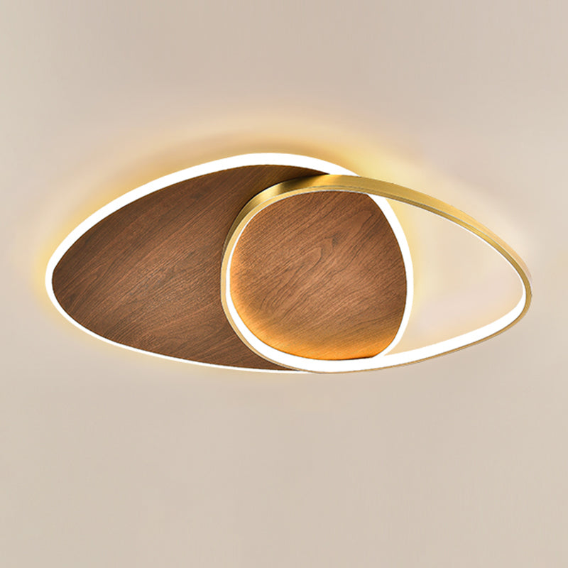 Modern Metal Flush Mount Geometric Shape Ceiling Light with Acrylic Shade for Passage