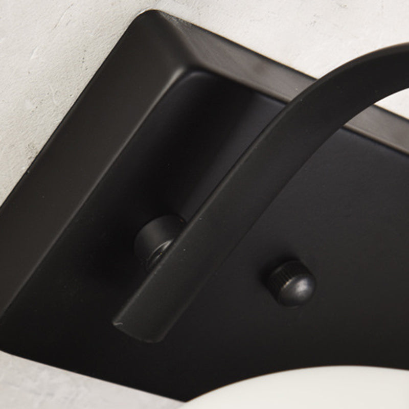 Modern Vanity Lighting Glass Shade Wall Light Fixture for Bathroom