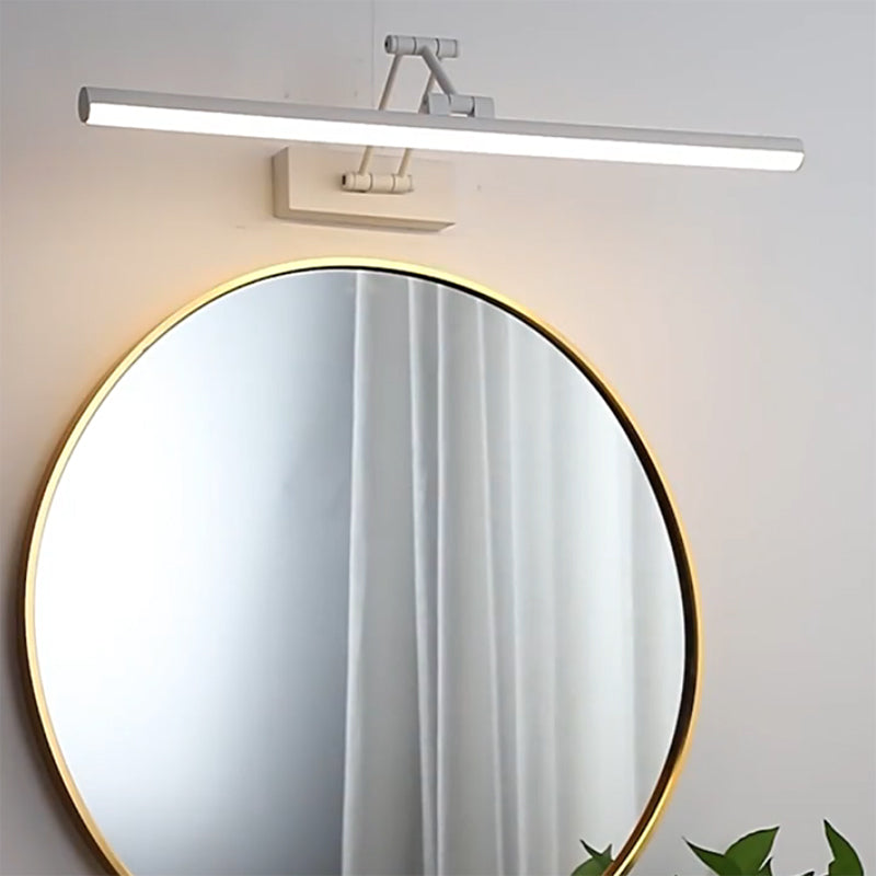 Modern Simple Vanity Light Cylinder Shape Scalable Vanity Lamp for Shower Room