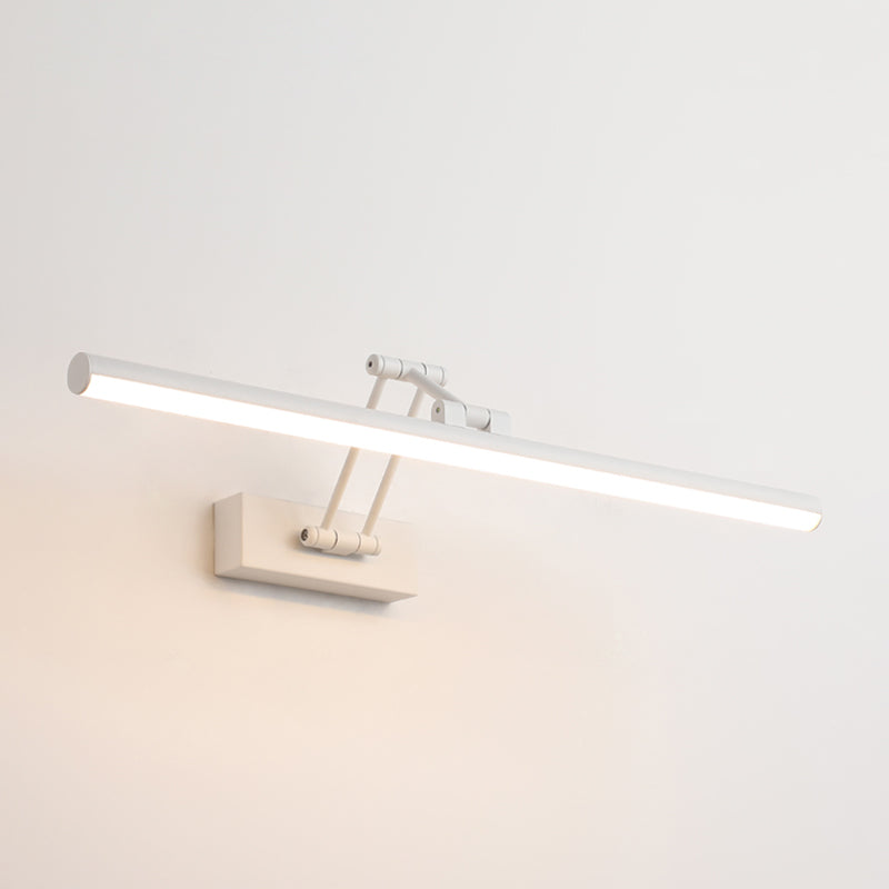 Modern Simple Vanity Light Cylinder Shape Scalable Vanity Lamp for Shower Room
