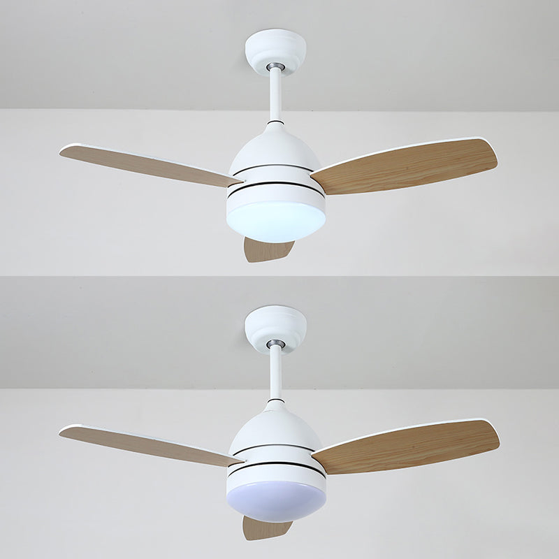 Metal Fan Shape Ceiling Fan Kid Style 1-Light Ceiling Fans Fixtures