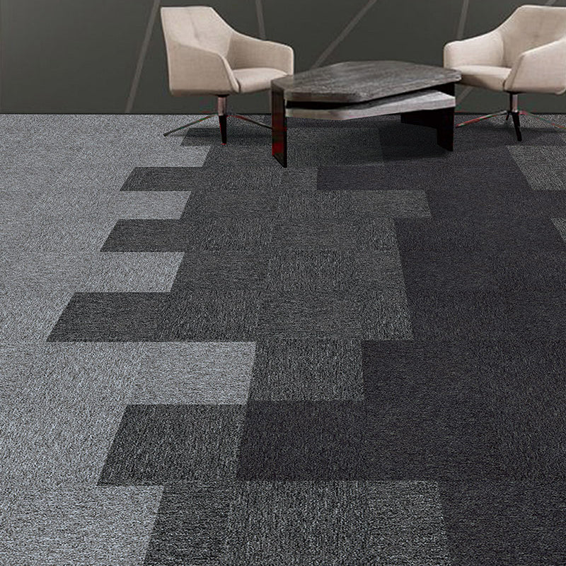 Carpet Tile 20" X 20" Level Loop Bedroom Non-Skid Carpet Floor Tile