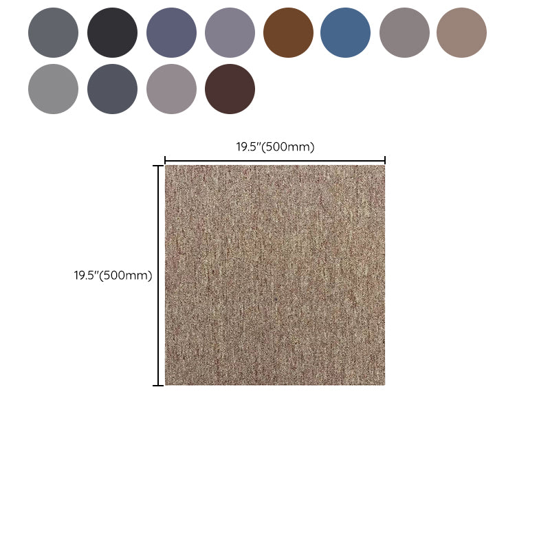 20" X 20" Carpet Tiles Glue Loose Lay Mildew Resistant Dining Room
