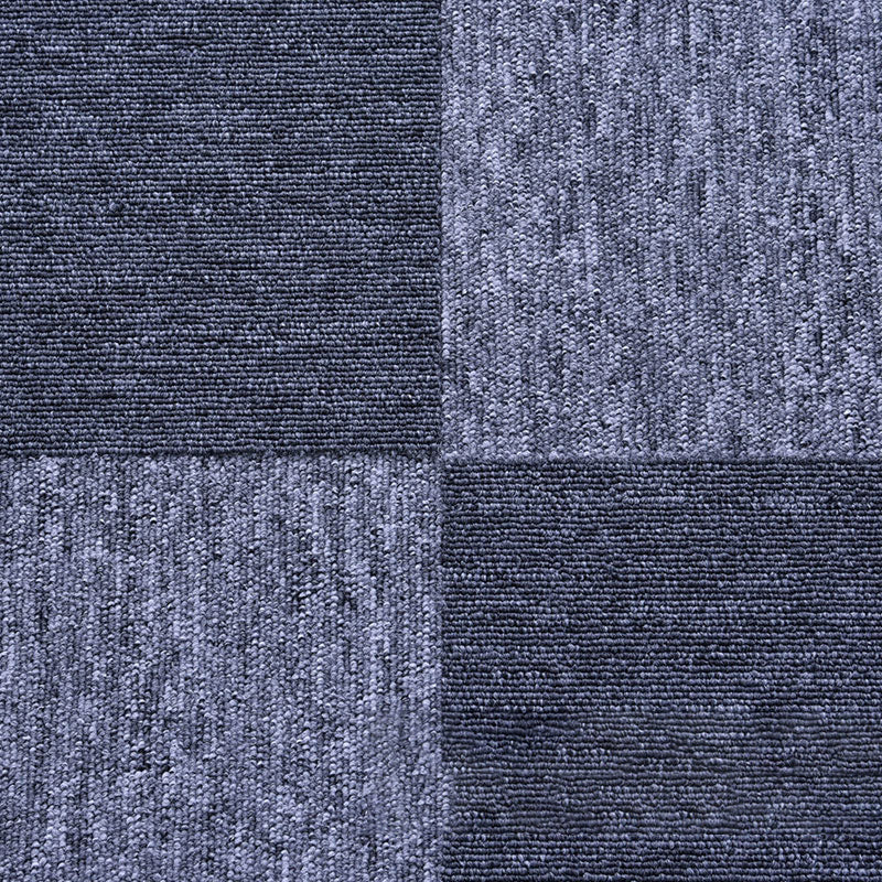 Indoor Carpet Tiles Square Pattern Multi Level Loop Peel and Stick Carpet Tiles