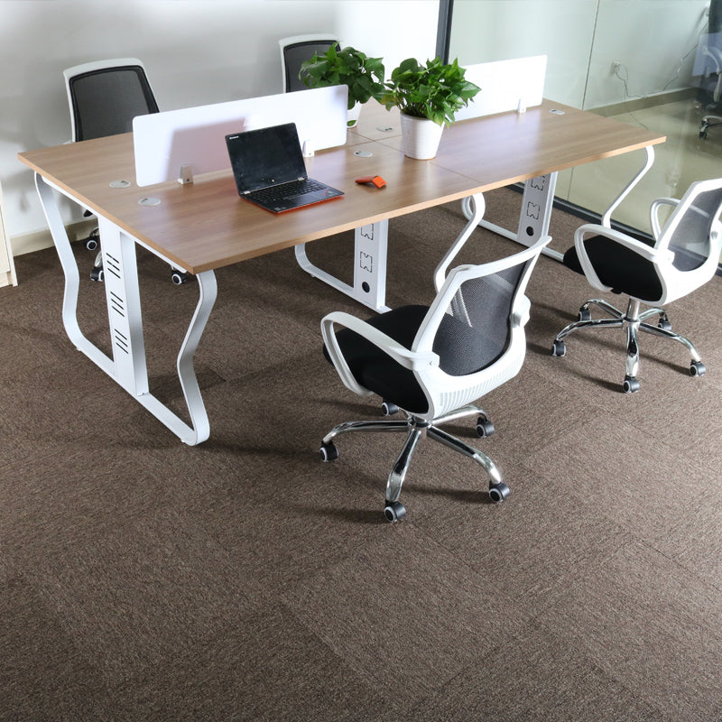 Indoor Carpet Tiles Square Pattern Multi Level Loop Peel and Stick Carpet Tiles