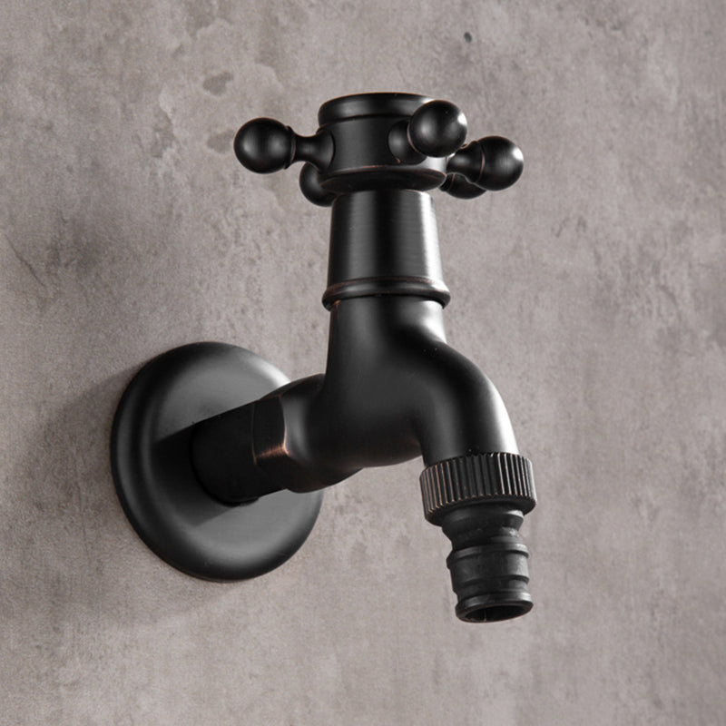 Widespread Bathroom Sink Faucet Wall Mounted Cross Handle Faucet