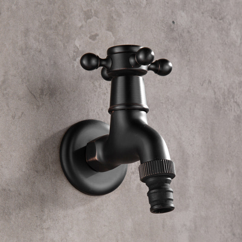 Widespread Bathroom Sink Faucet Wall Mounted Cross Handle Faucet