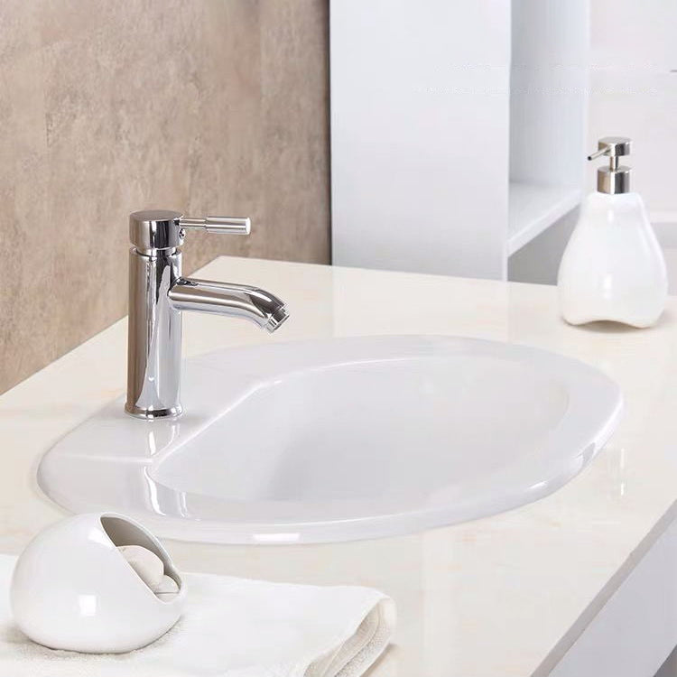 Oval Undermount Bathroom Sink Porcelain Shut-Off Valve Included Bathroom Sink