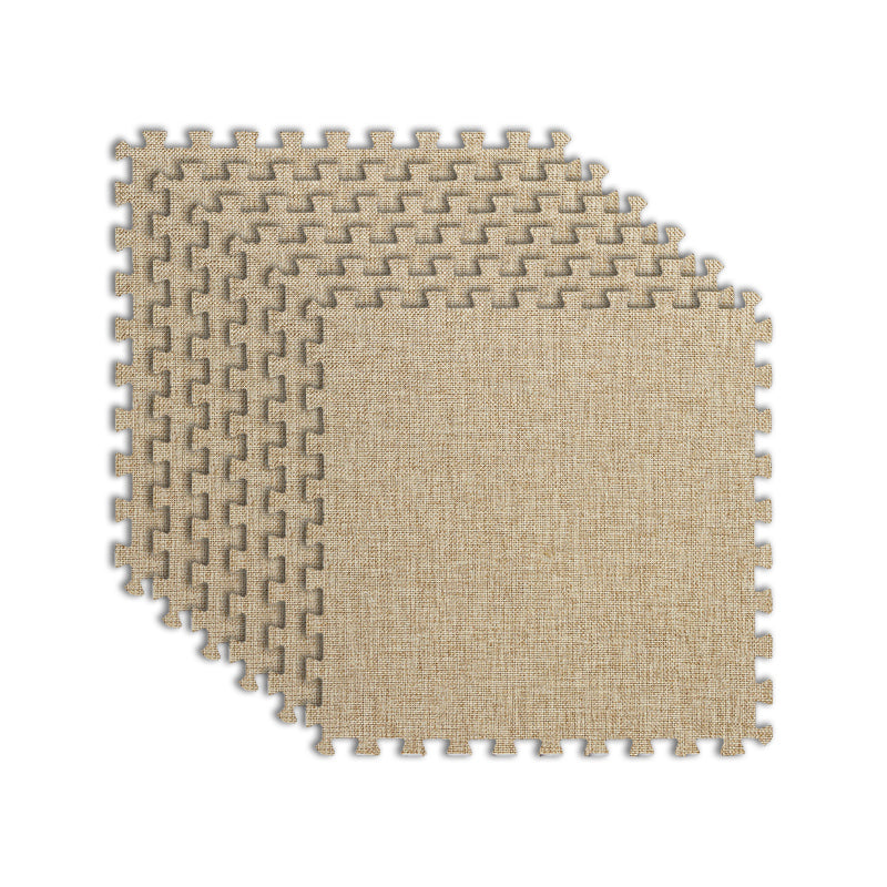 Modern Floor Tile Foam Interlocking Stain Resistant Indoor Floor Carpet Tile
