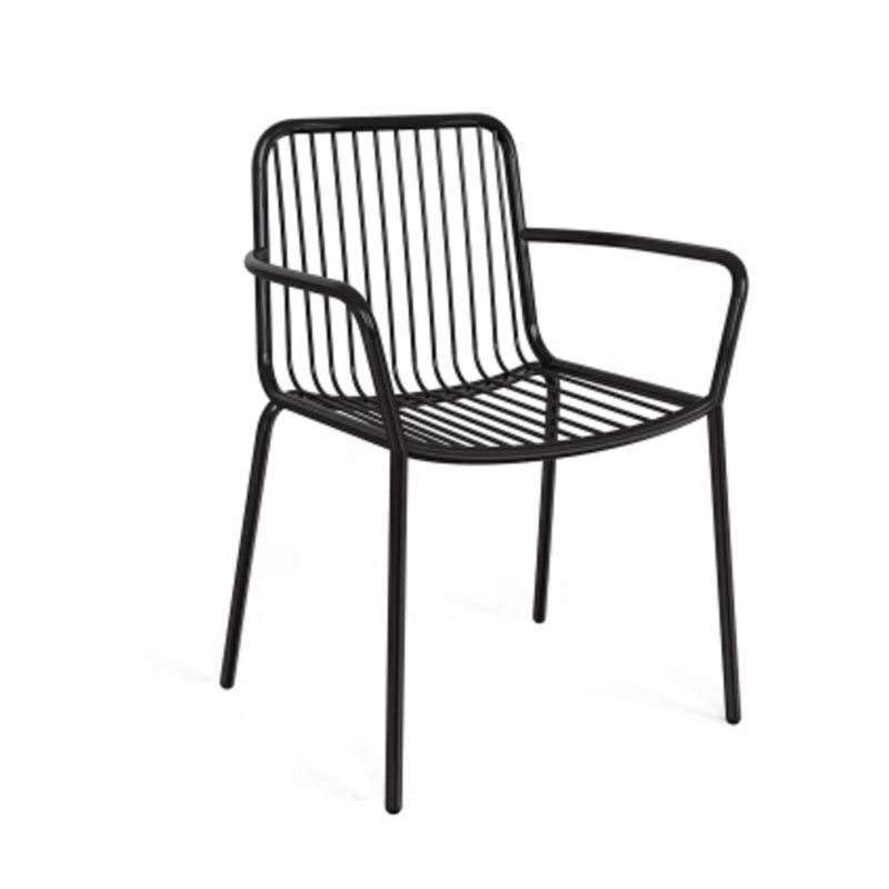 Modern Bistro Dining Table Set 1/3/5 Pcs Metal Patio Dining Table and Chairs