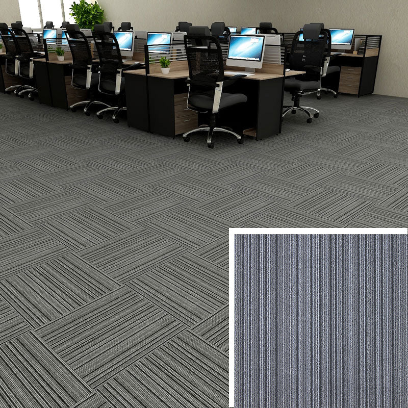 Modern Carpet Floor Tile Self Adhesive Level Loop Fade Resistant Carpet Tile