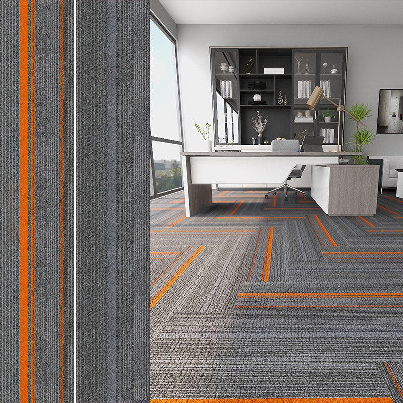Modern Carpet Floor Tile Self Adhesive Level Loop Fade Resistant Carpet Tile