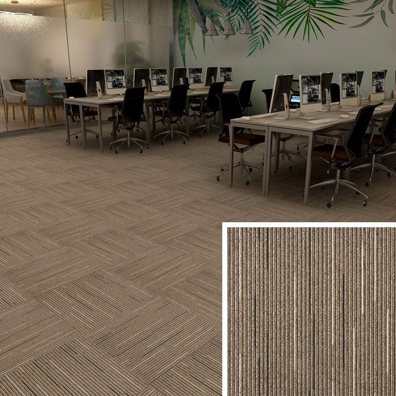 Modern Carpet Floor Tile Self Adhesive Level Loop Fade Resistant Carpet Tile