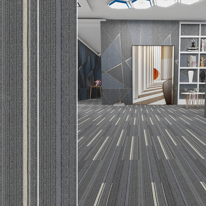 Modern Carpet Floor Tile Self Adhesive Level Loop Fade Resistant Carpet Tile
