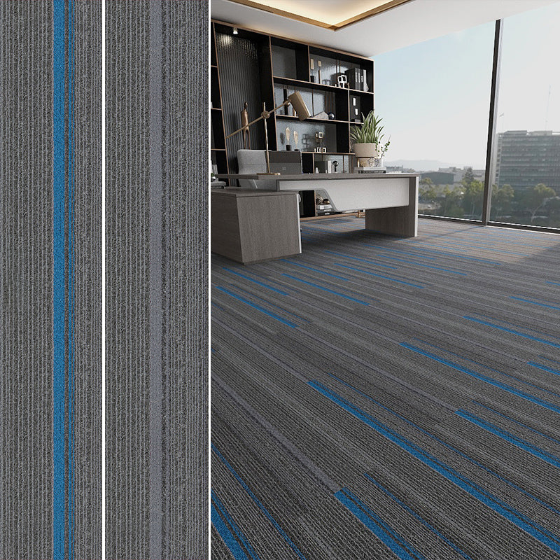 Modern Carpet Floor Tile Self Adhesive Level Loop Fade Resistant Carpet Tile