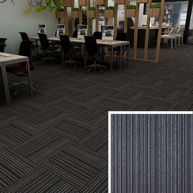 Modern Carpet Floor Tile Self Adhesive Level Loop Fade Resistant Carpet Tile