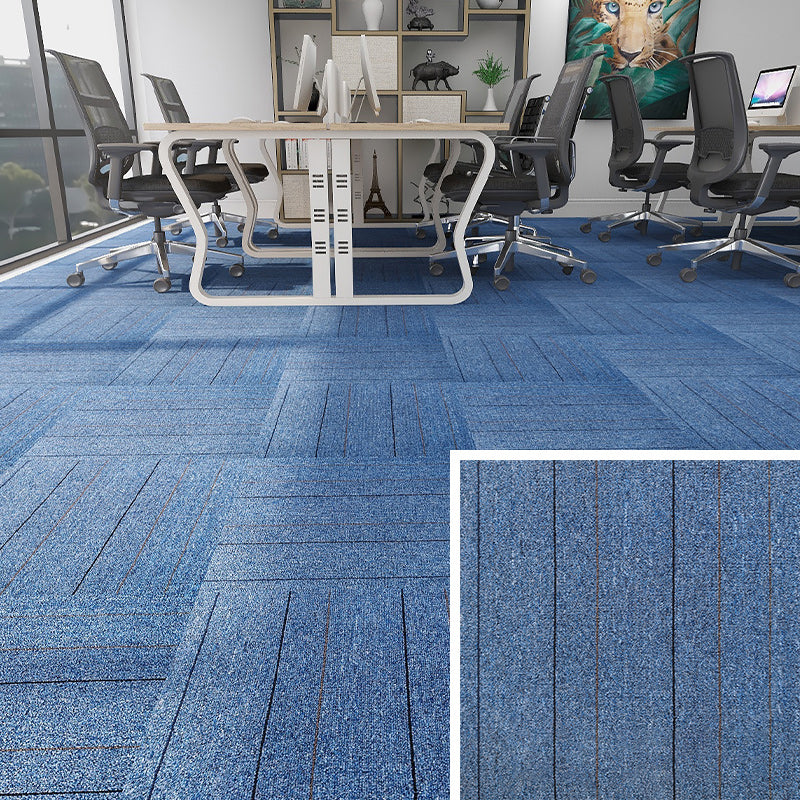 Modern Carpet Floor Tile Self Adhesive Level Loop Fade Resistant Carpet Tile