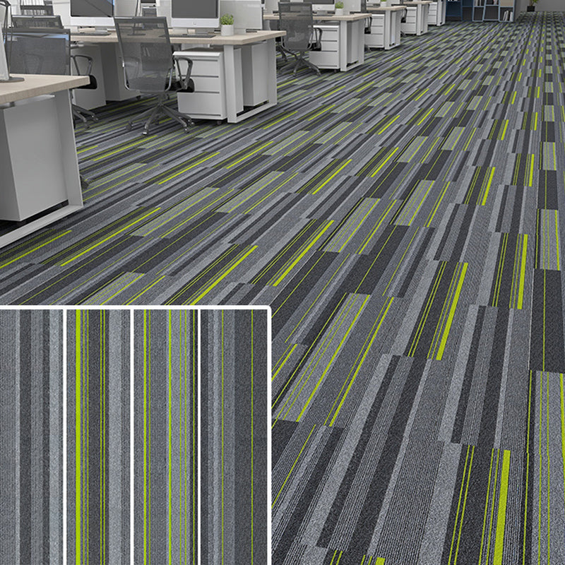 Modern Carpet Floor Tile Self Adhesive Level Loop Fade Resistant Carpet Tile