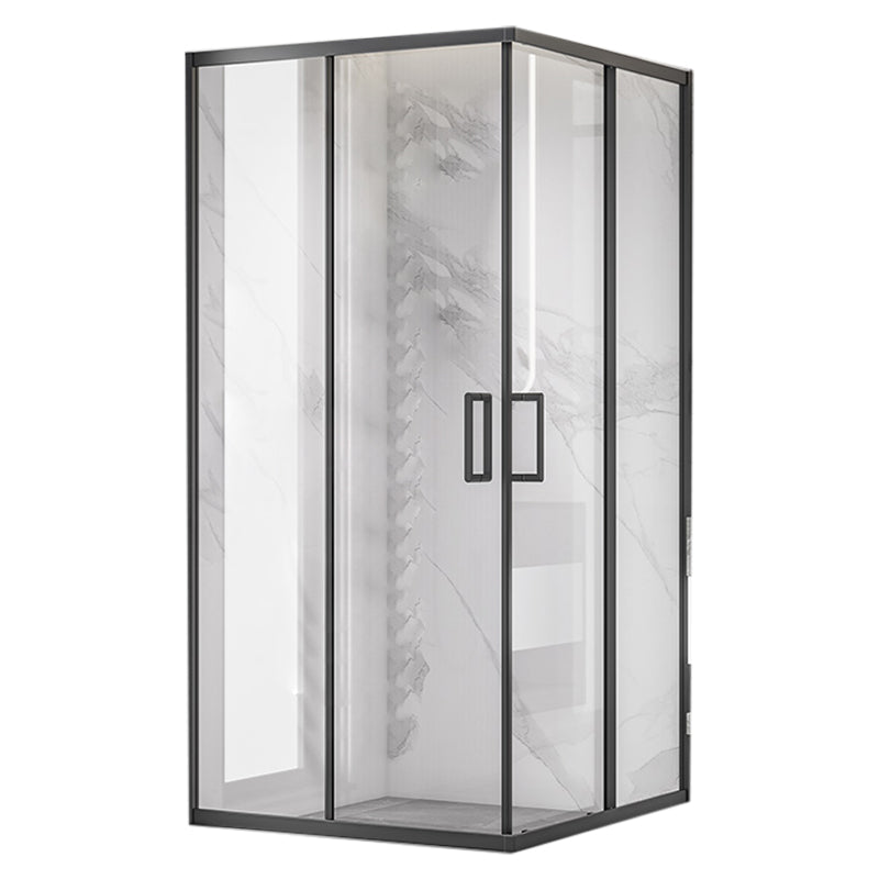 Aluminum Alloy Tempered Glass Shower Door Simple Shower Screen