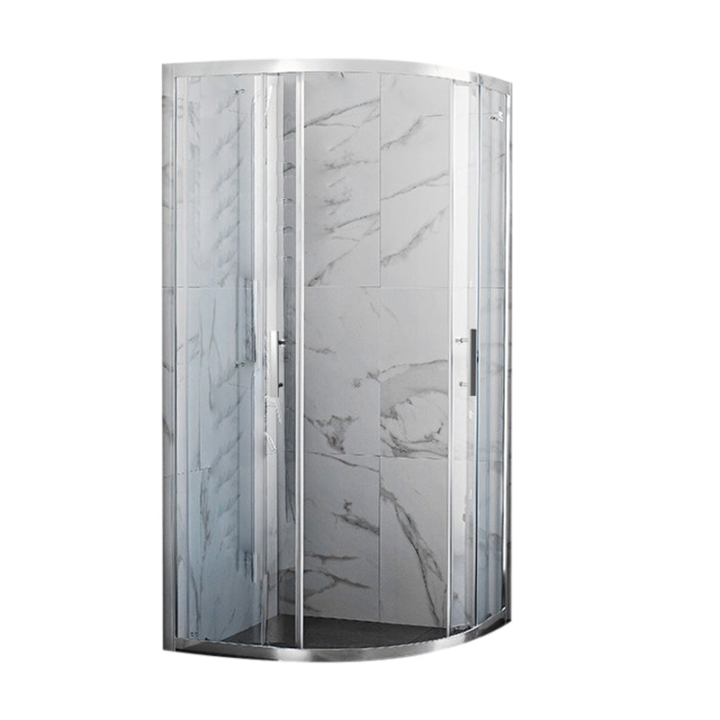 Aluminum Alloy Tempered Glass Shower Door Simple Shower Screen